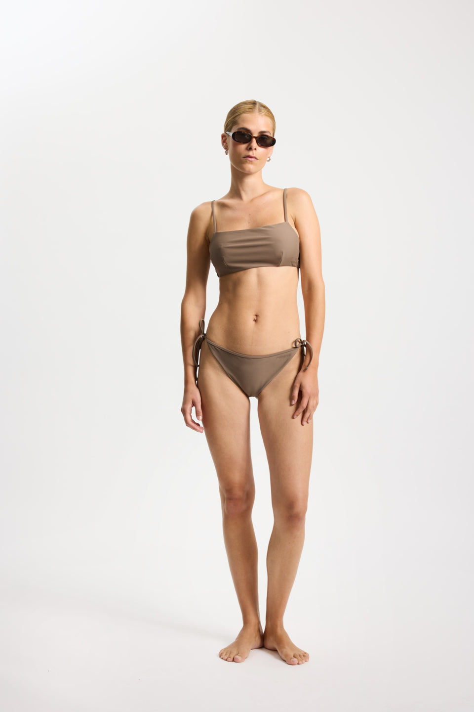 Rethinkit Bikini Bottom Tiestring Bay Swimwear 3201 walnut