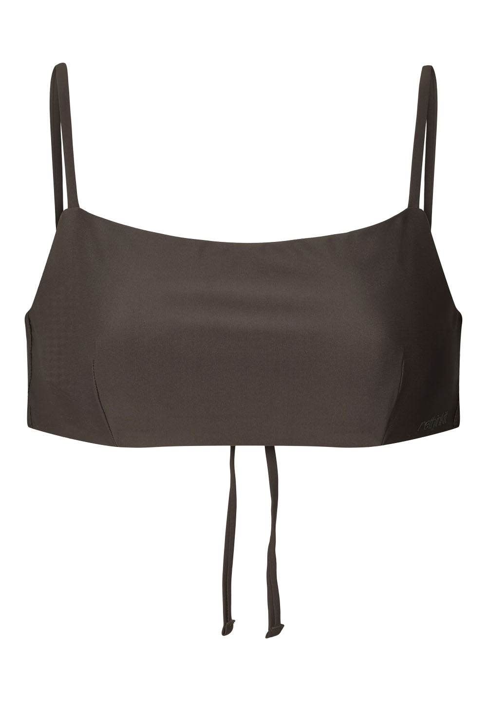 Rethinkit Bikini Top Bandeau Bay Swimwear 0022 almost black