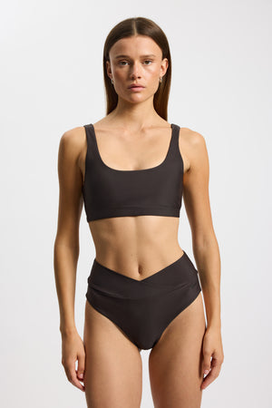 Rethinkit Bikini Top Bay Swimwear 0022 almost black