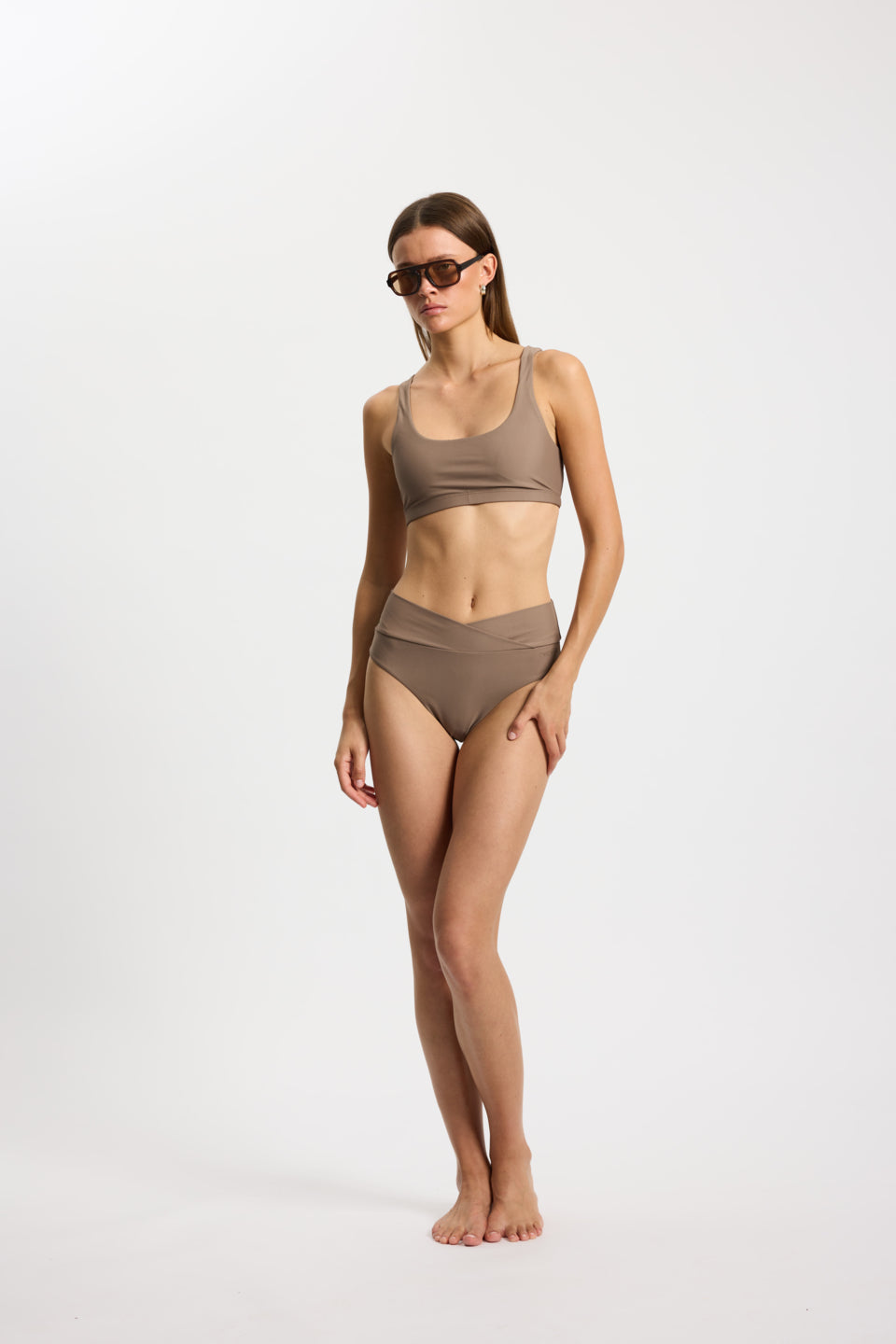 Rethinkit Bikini Top Bay Swimwear 3201 walnut