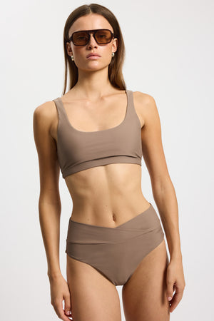 Rethinkit Bikini Top Bay Swimwear 3201 walnut