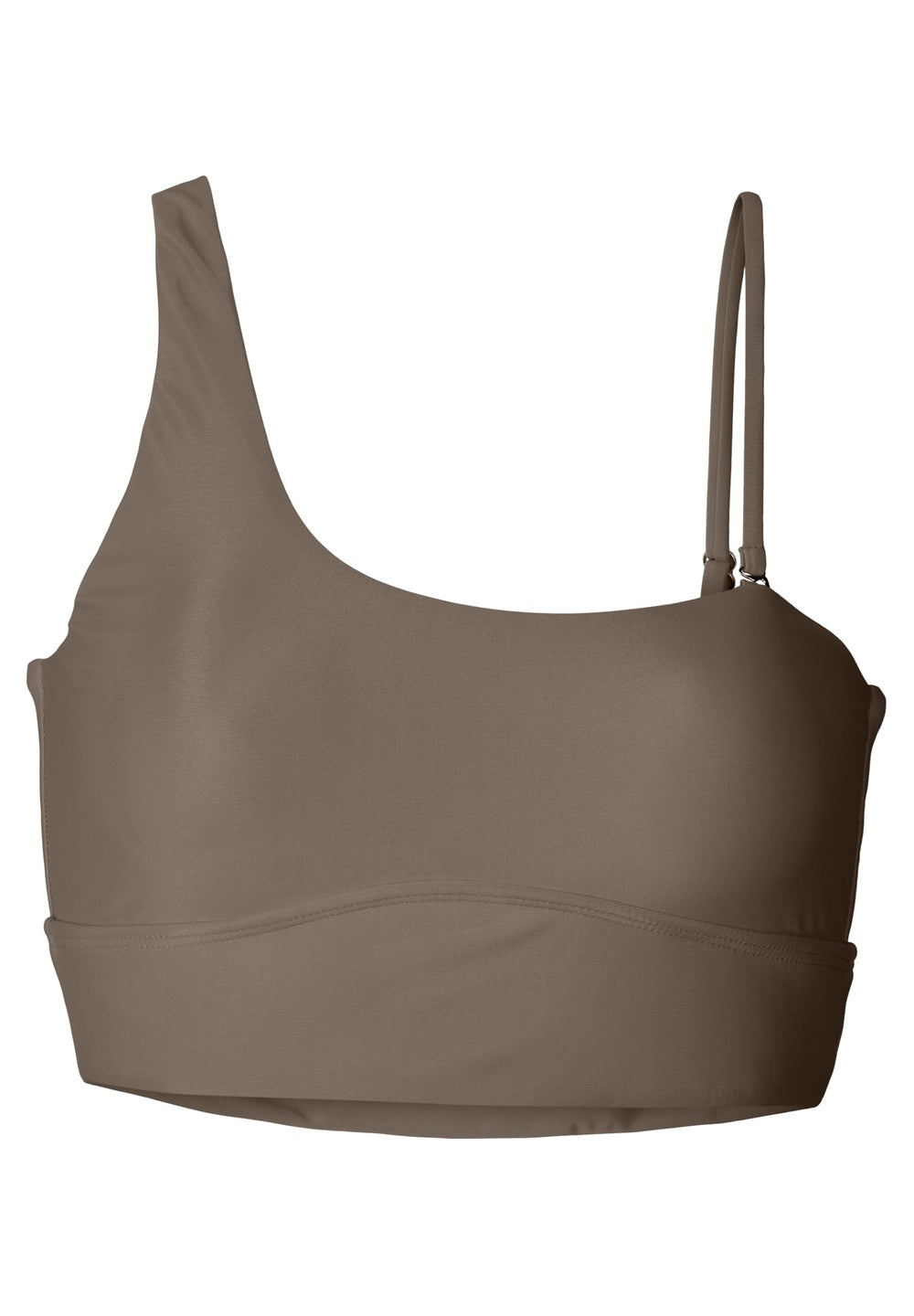 Rethinkit Bikini Top One Shoulder Bay Swimwear 3201 walnut