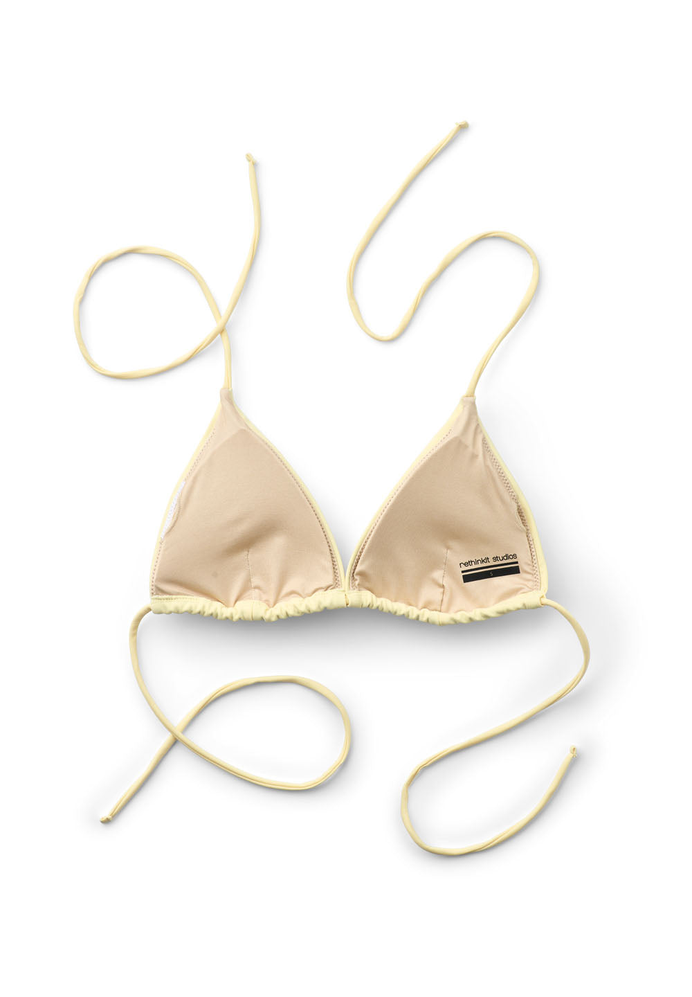 Rethinkit Bikini Top Triangle Bay Swimwear 5300 lemon curd