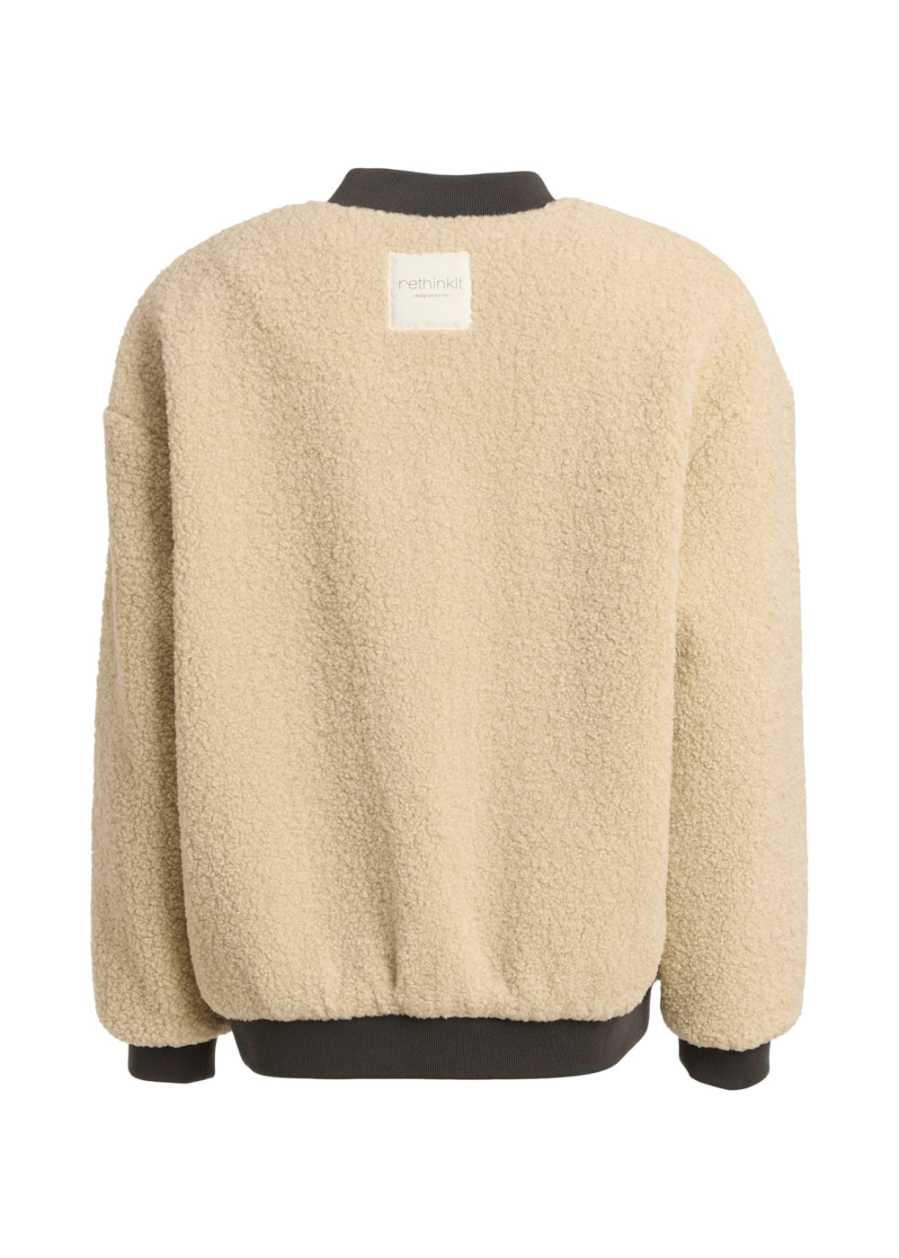 Rethinkit Bomber Jacket Pile 2 FUZZY Jacket 3356 sandshell