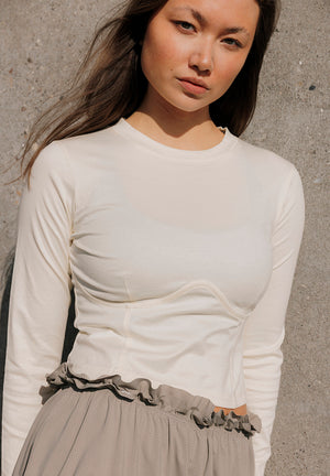 Rethinkit Curved Tee Nice Tee 3187 ecru