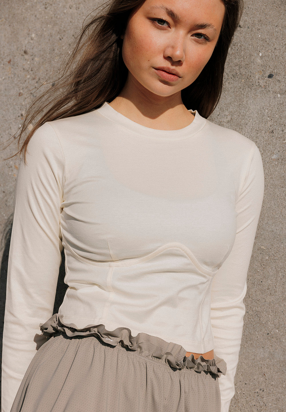 Rethinkit Curved Tee Nice Tee 3187 ecru