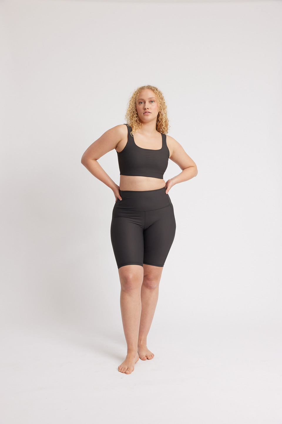 Rethinkit Essential Sports Bra Siv Sports Bra 0022 almost black