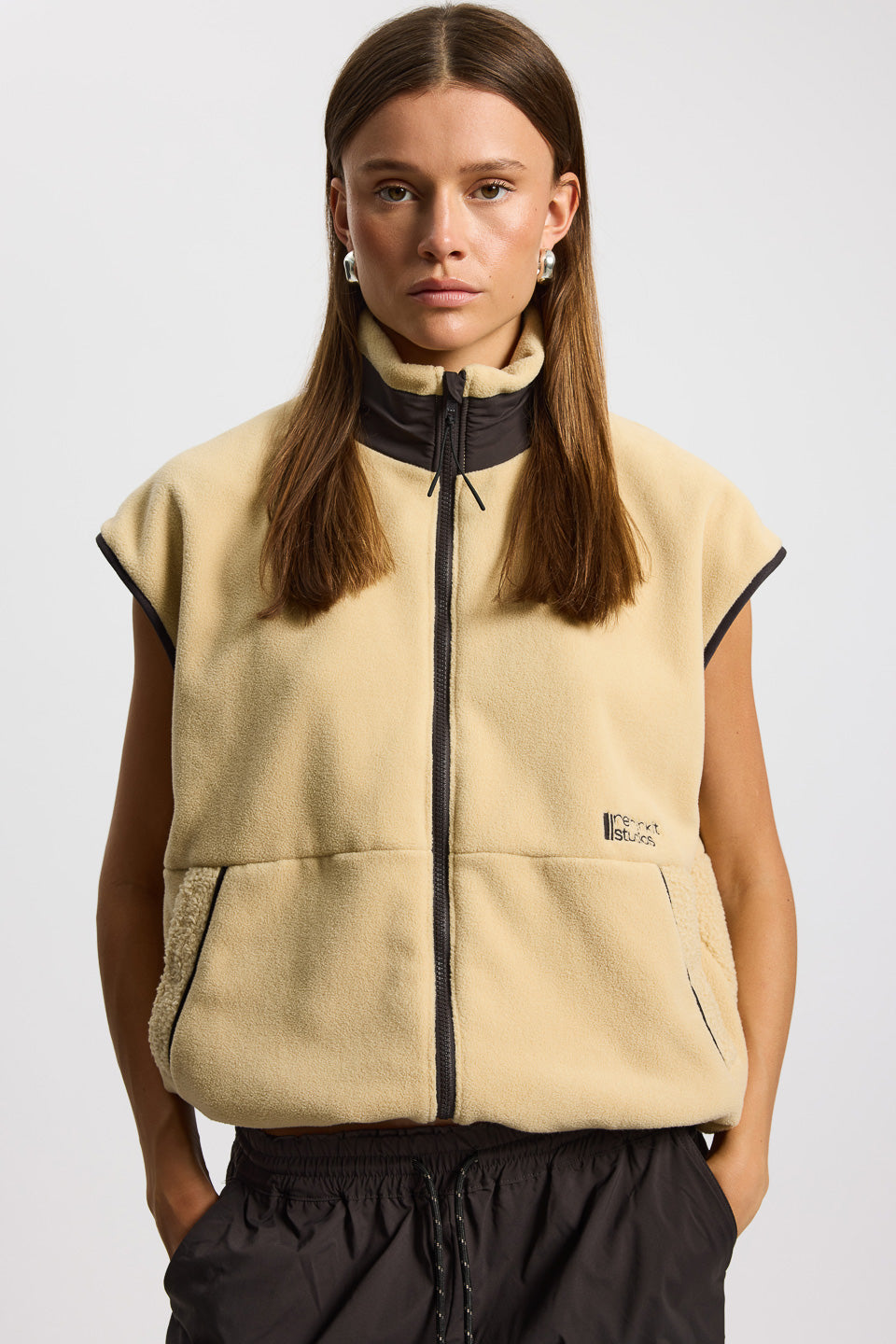 Rethinkit Fleece Gilet Terra Jacket 3356 sandshell