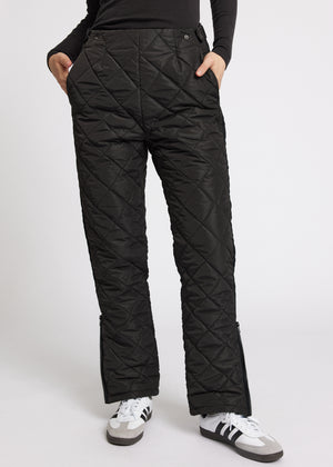 Rethinkit Quilted trousers COUNTRY Thermo 0022 almost black