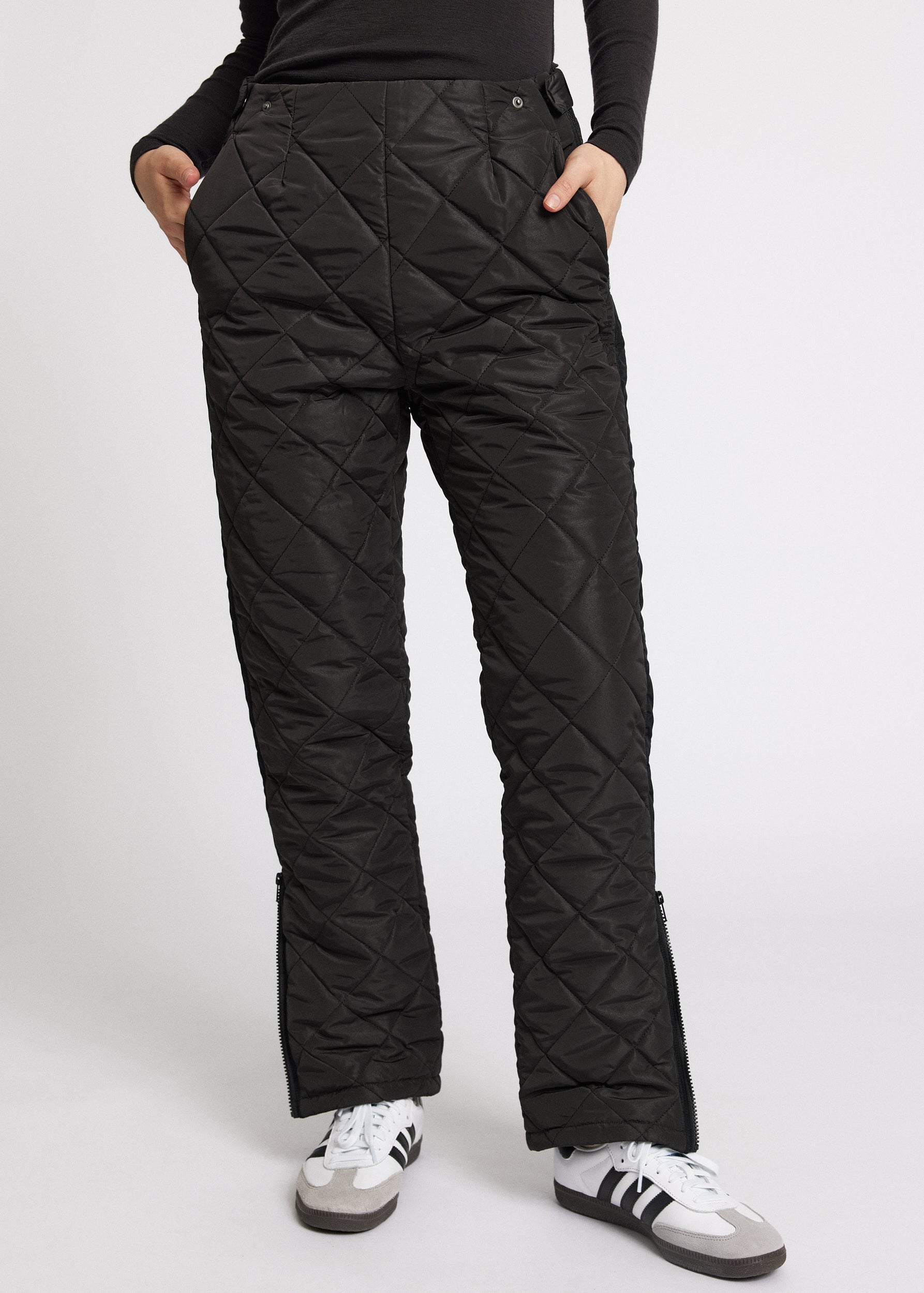 Rethinkit Quilted trousers COUNTRY Thermo 0022 almost black