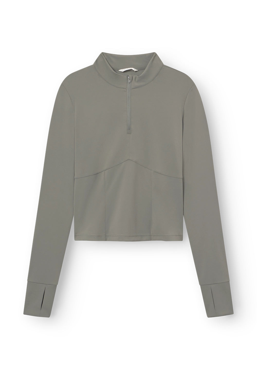 Rethinkit Half zip Haft Zip 4215 smoke olive