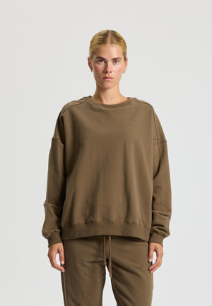 Rethinkit Ilona easy sweatshirt Sweatshirts 3003 bark