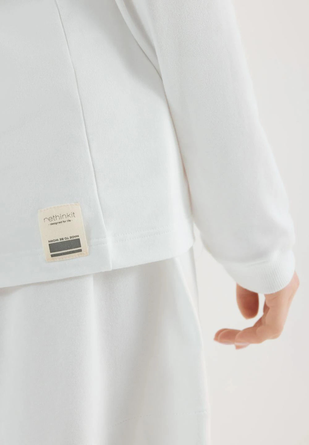 Rethinkit Light Sweat Tee Tee 0364 white