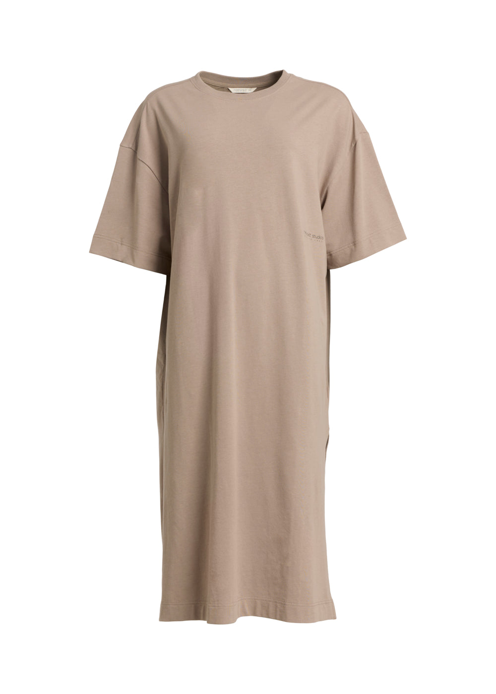 Rethinkit Light Sweat Tee dress dress 0075 warm grey