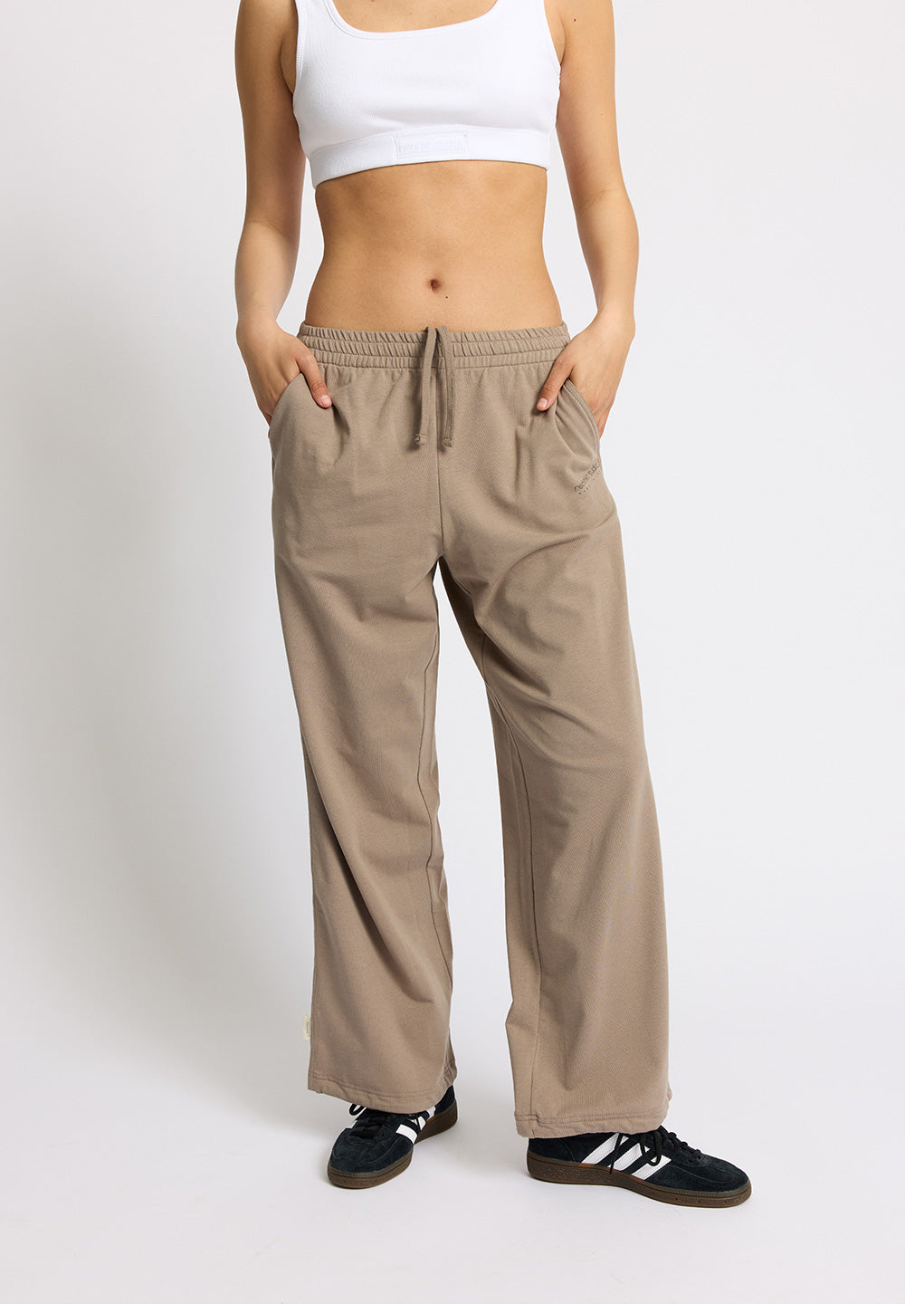 Rethinkit Light Sweat wide Trousers 0075 warm grey