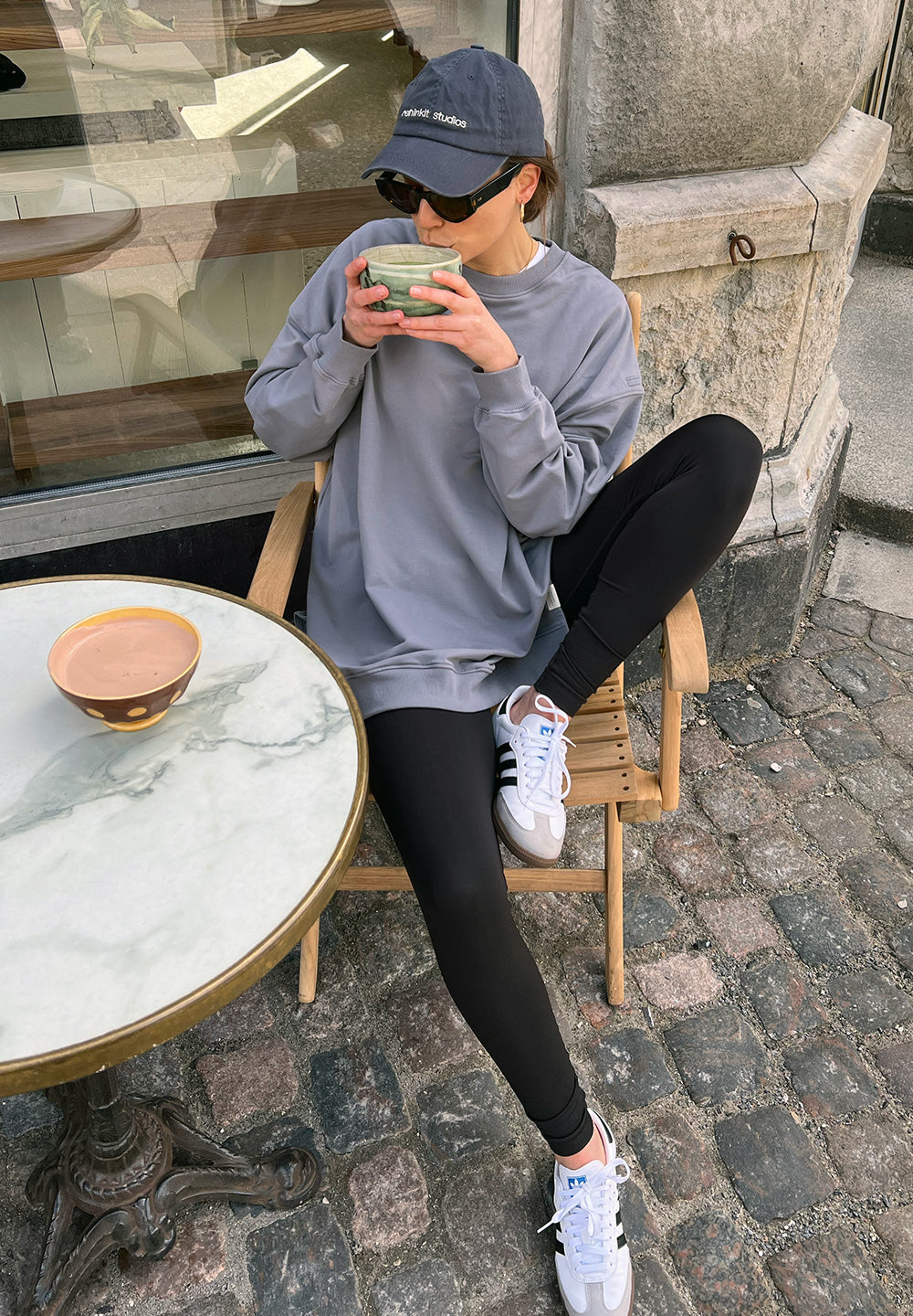 Rethinkit Long oversized sweat Ivalo Sweatshirt 1017 twillight blue