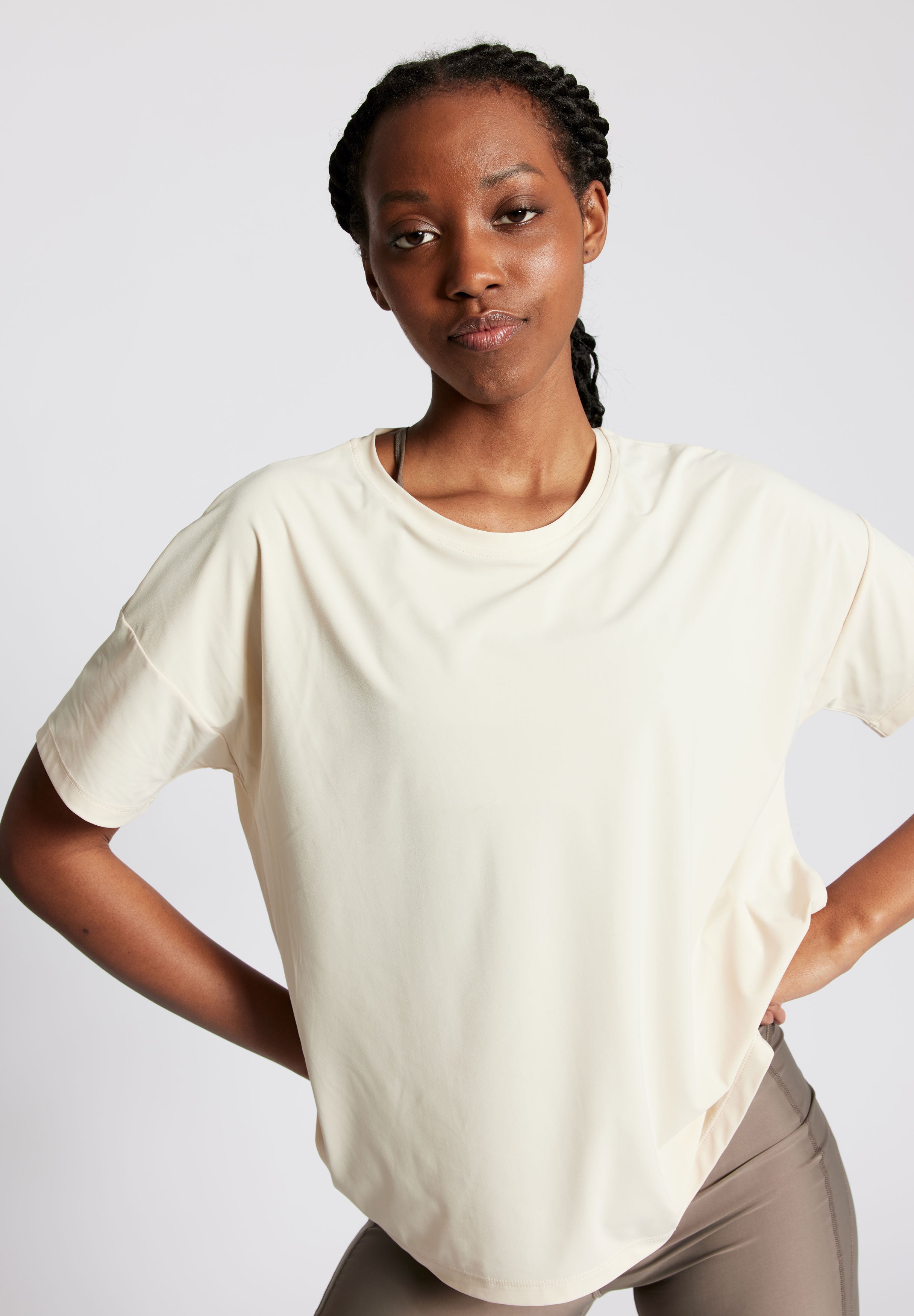 Rethinkit Loose Tee Vela Tee 3352 sand