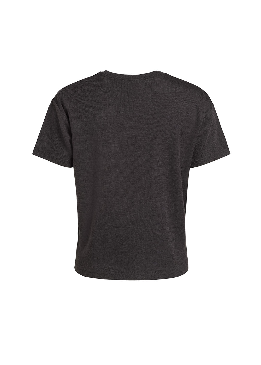 Rethinkit Mirja wool wide tee Jersey Tops and T-Shirts 0022 almost black