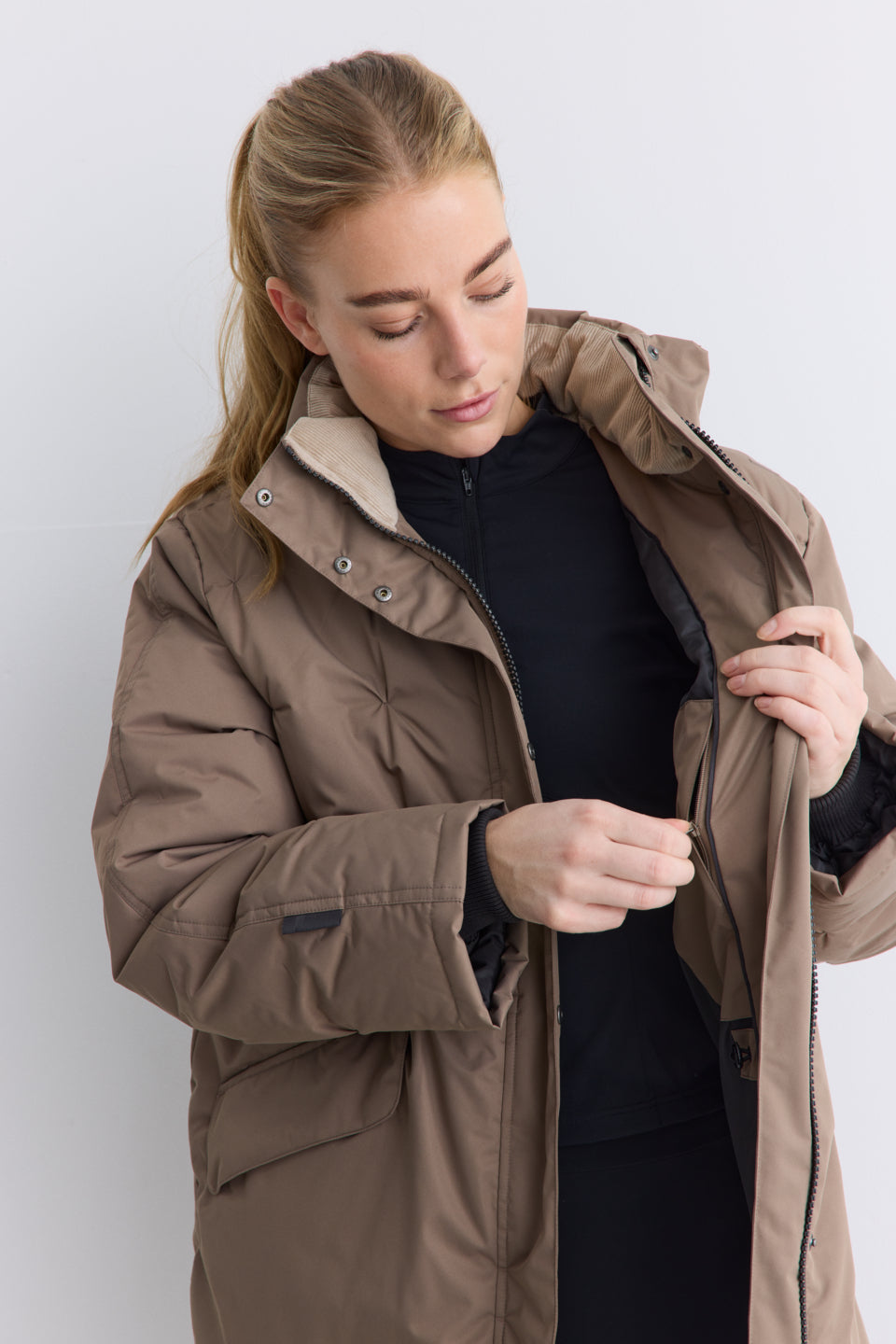 Rethinkit Parka Jacket Cube Jacket 3201 walnut