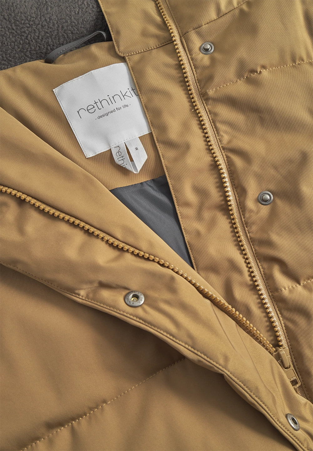 Rethinkit Puffer Boxi Jacket SHELTER Jackets 4210 golden brown