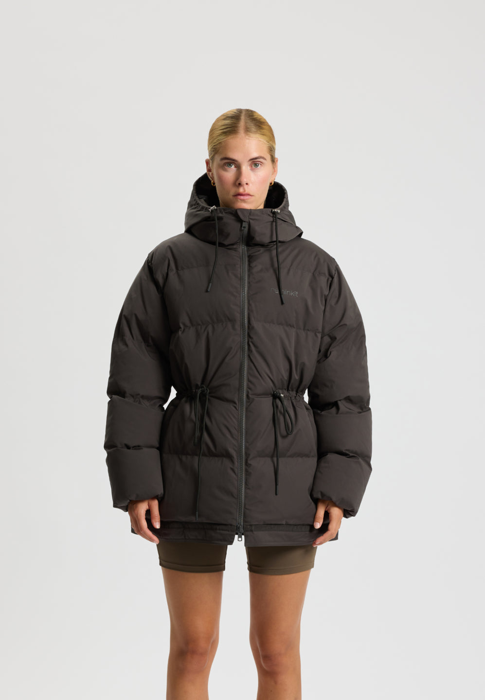 Rethinkit Puffer Jacket SHELTER Jacket 0022 almost black