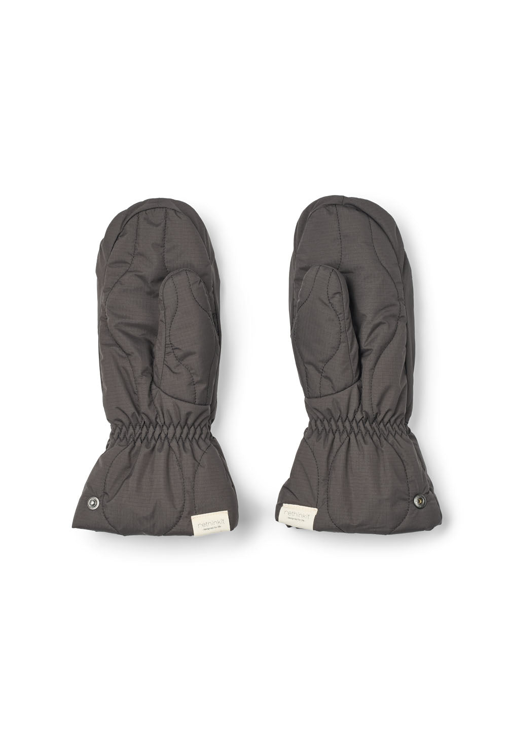 Rethinkit Quilted Mittens Field Country Accessory 0022 almost black