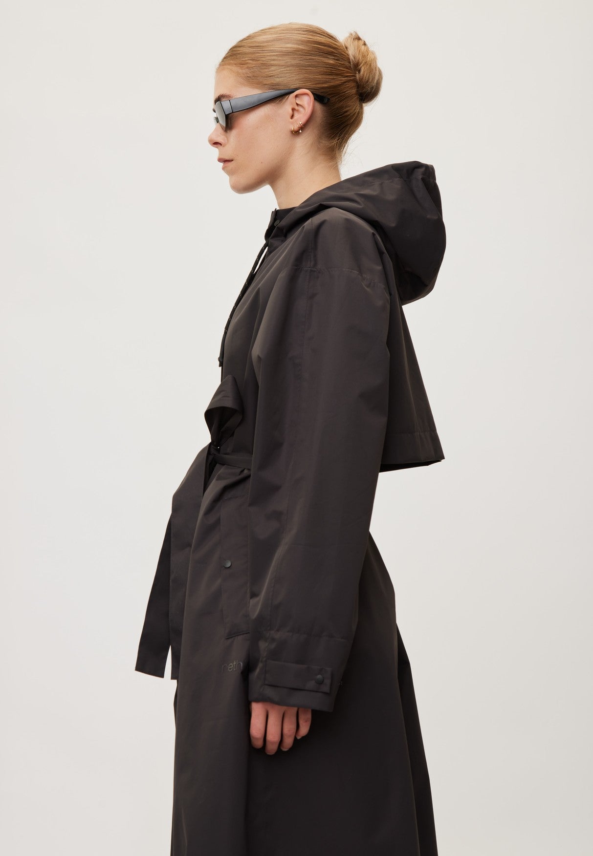 Rethinkit Rainshell Coat coat 0022 almost black