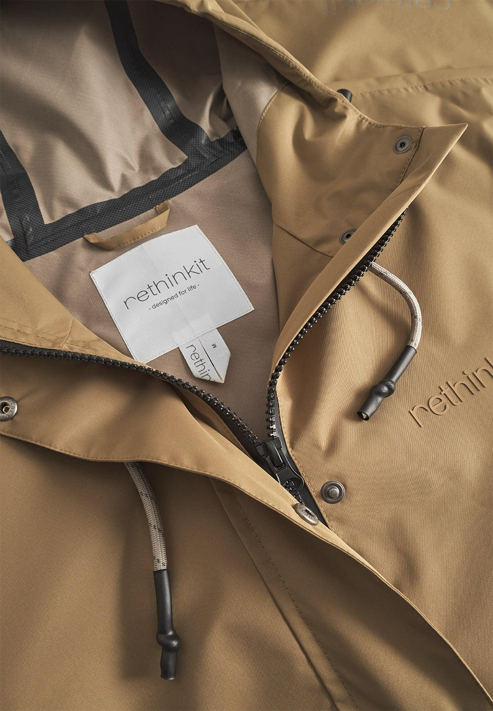 Rethinkit Rainshell Jacket Jacket 4210 golden brown