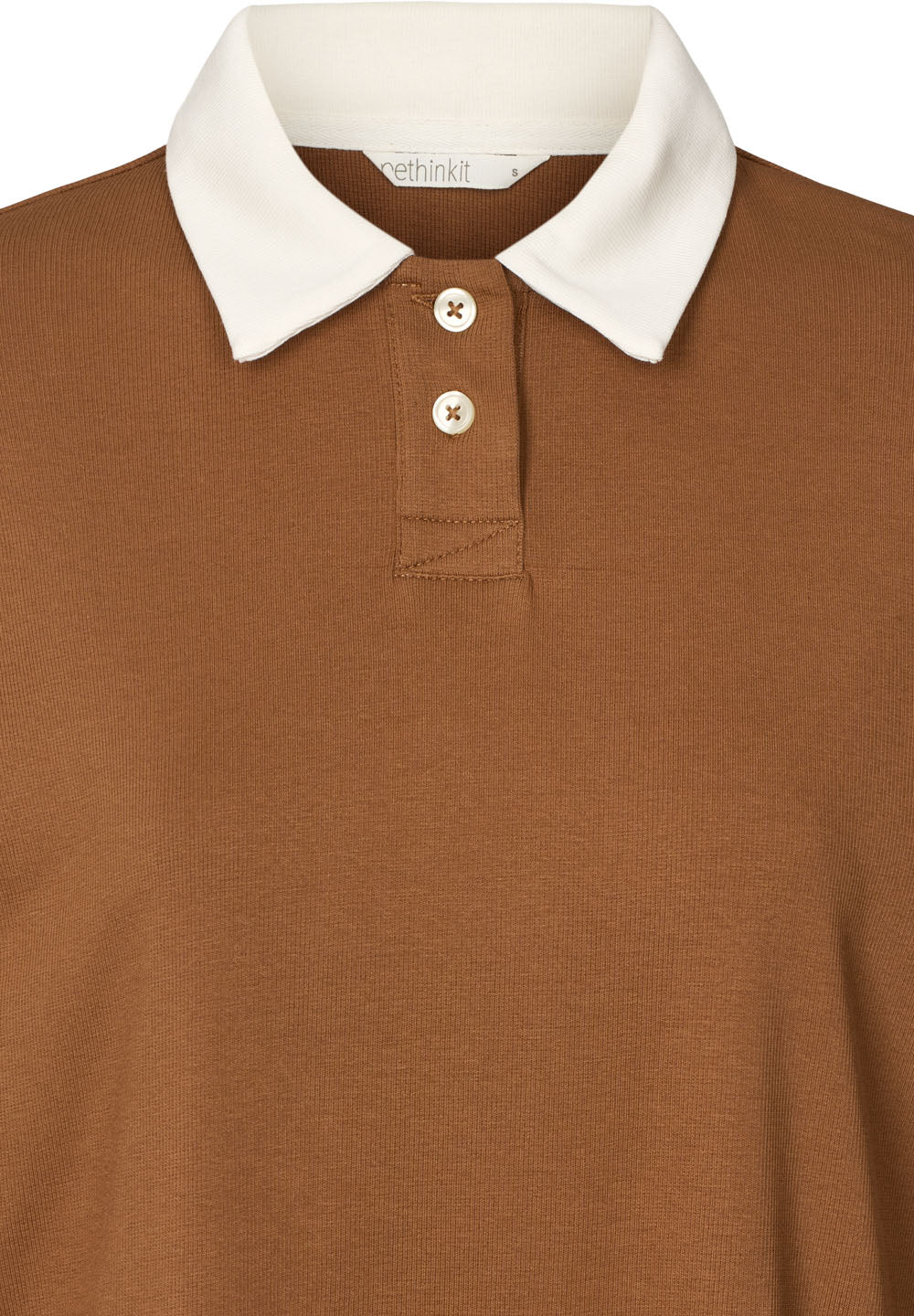Rethinkit Rib Polo LS Elevate T-Shirt 9522 dachshund brown