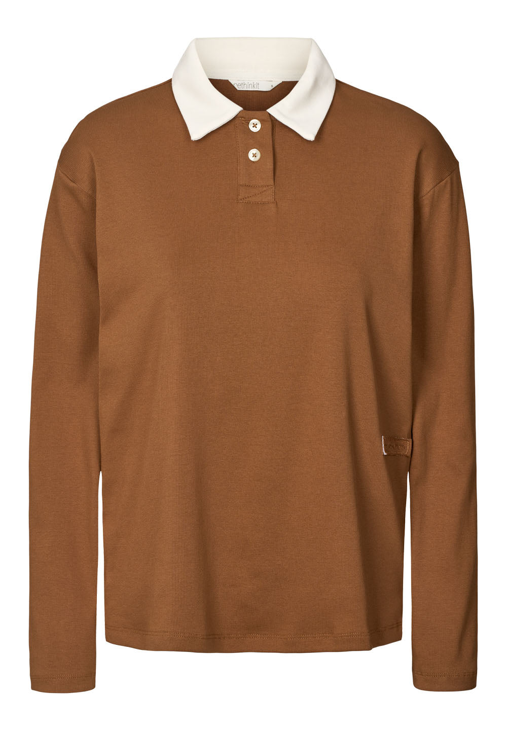 Rethinkit Rib Polo LS Elevate T-Shirt 9522 dachshund brown