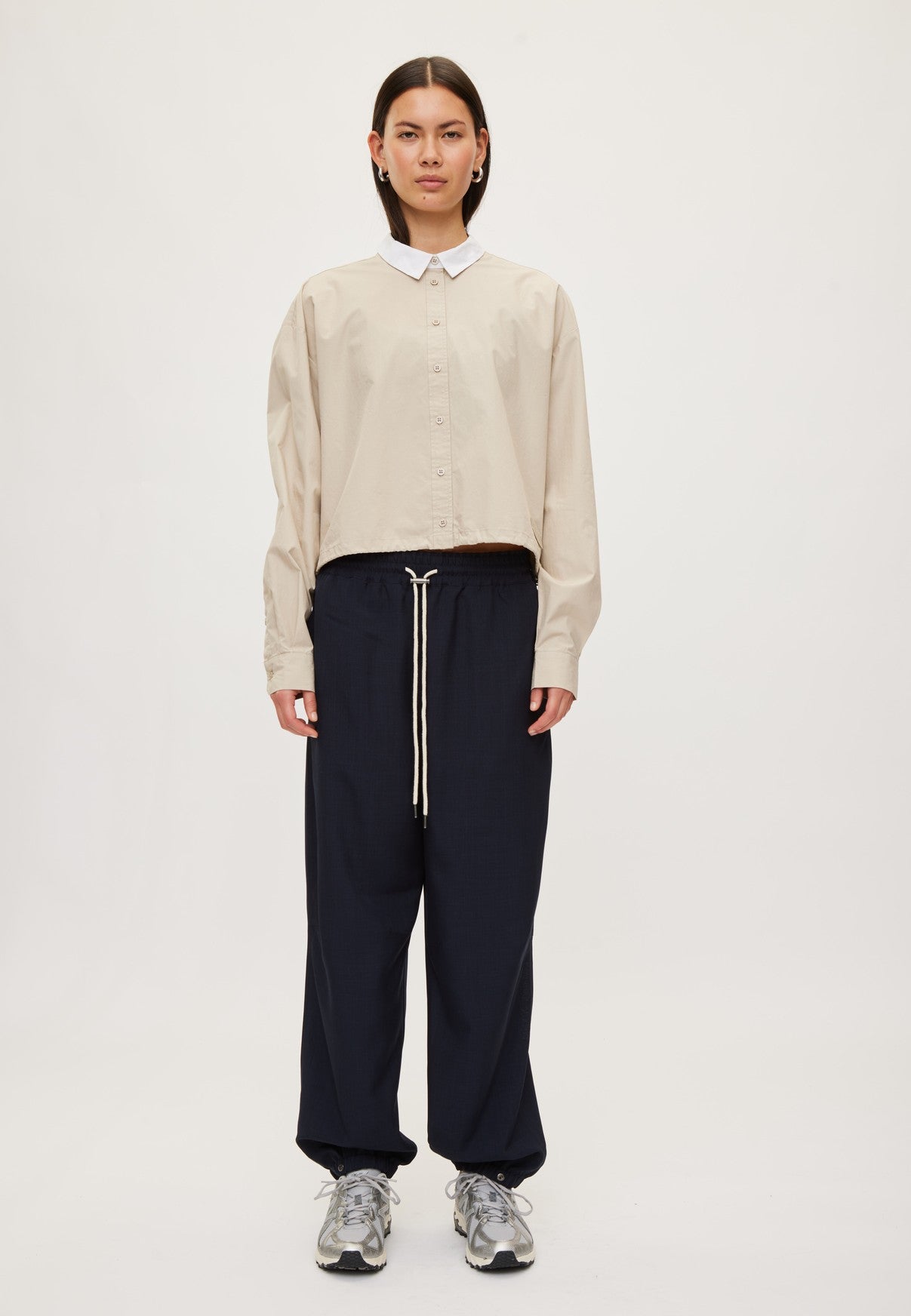 Rethinkit Stribet Skjorte PJ Shirt 9523 fossil
