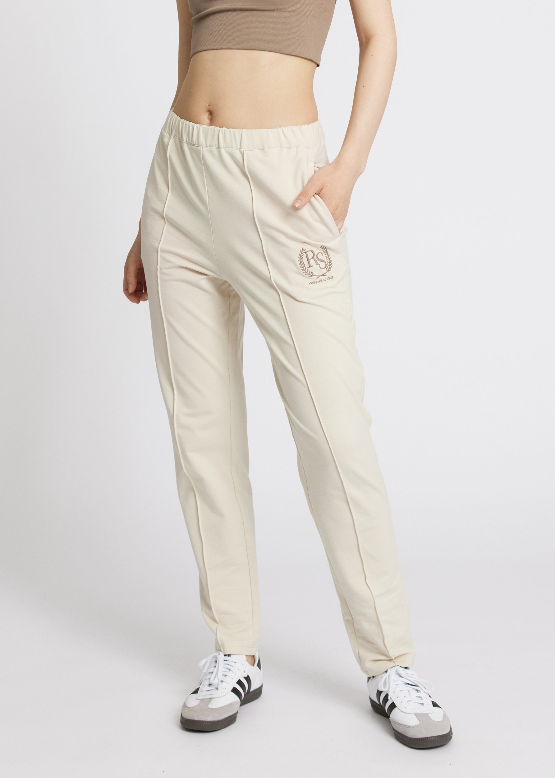 Rethinkit Sweat Loose Pants HANGOUT Light Trousers 3355 summer sand