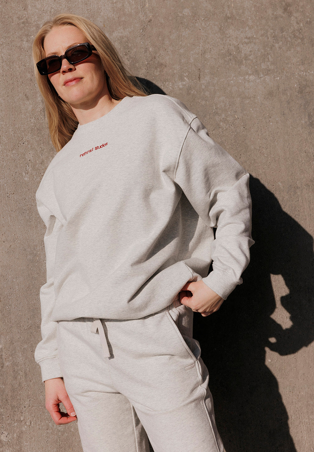 Rethinkit Sweatshirt Unisex One Sweatshirt 0220 light melange grey