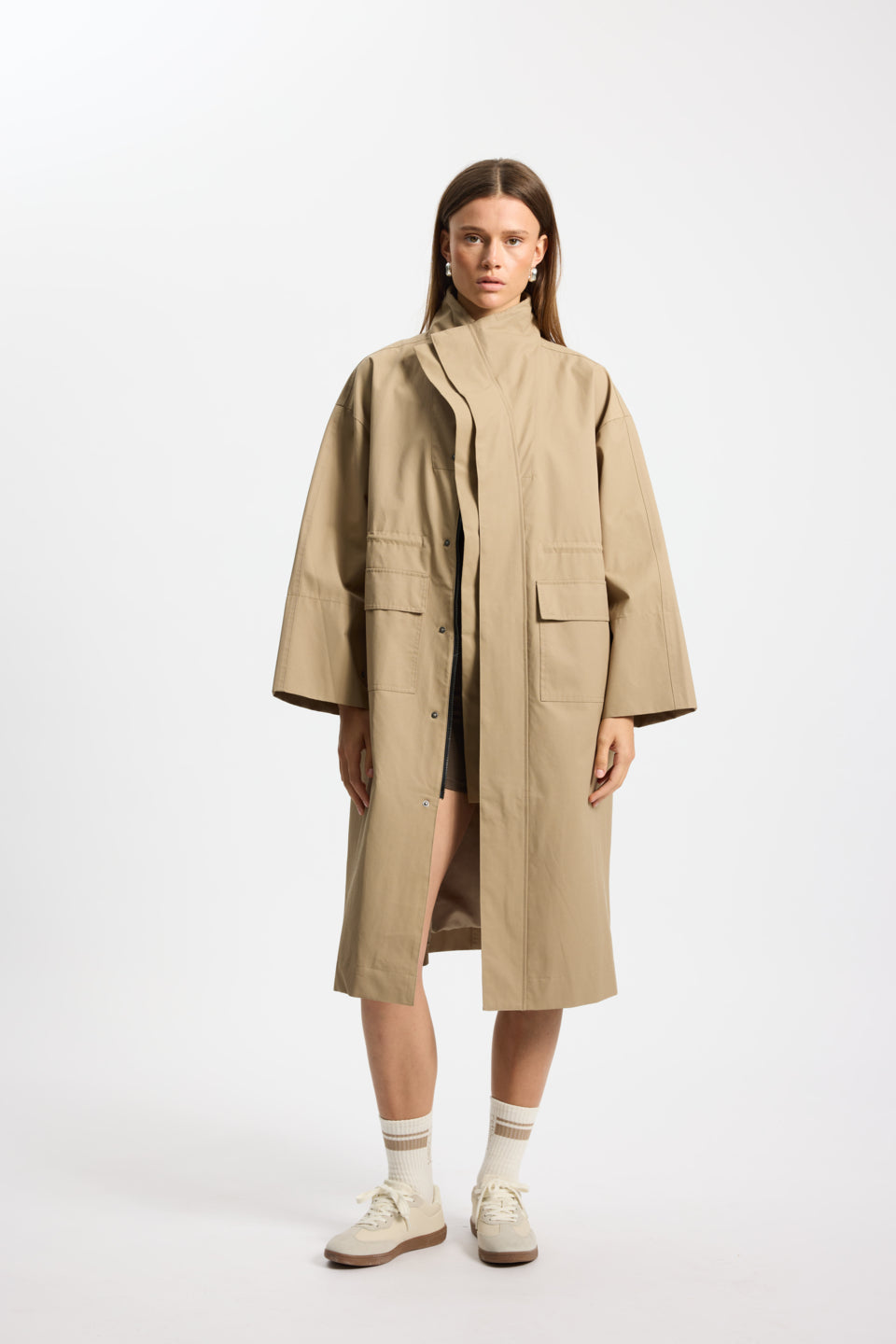 Rethinkit Tech Coat Cloud coat 3226 beige taupe