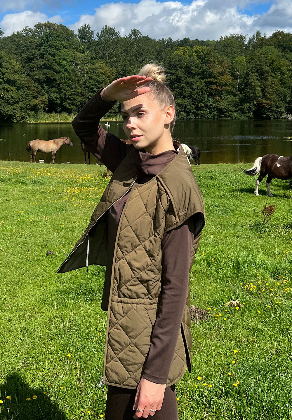 Rethinkit Thermo Gilet Le Mans Thermo 4212 deep olive