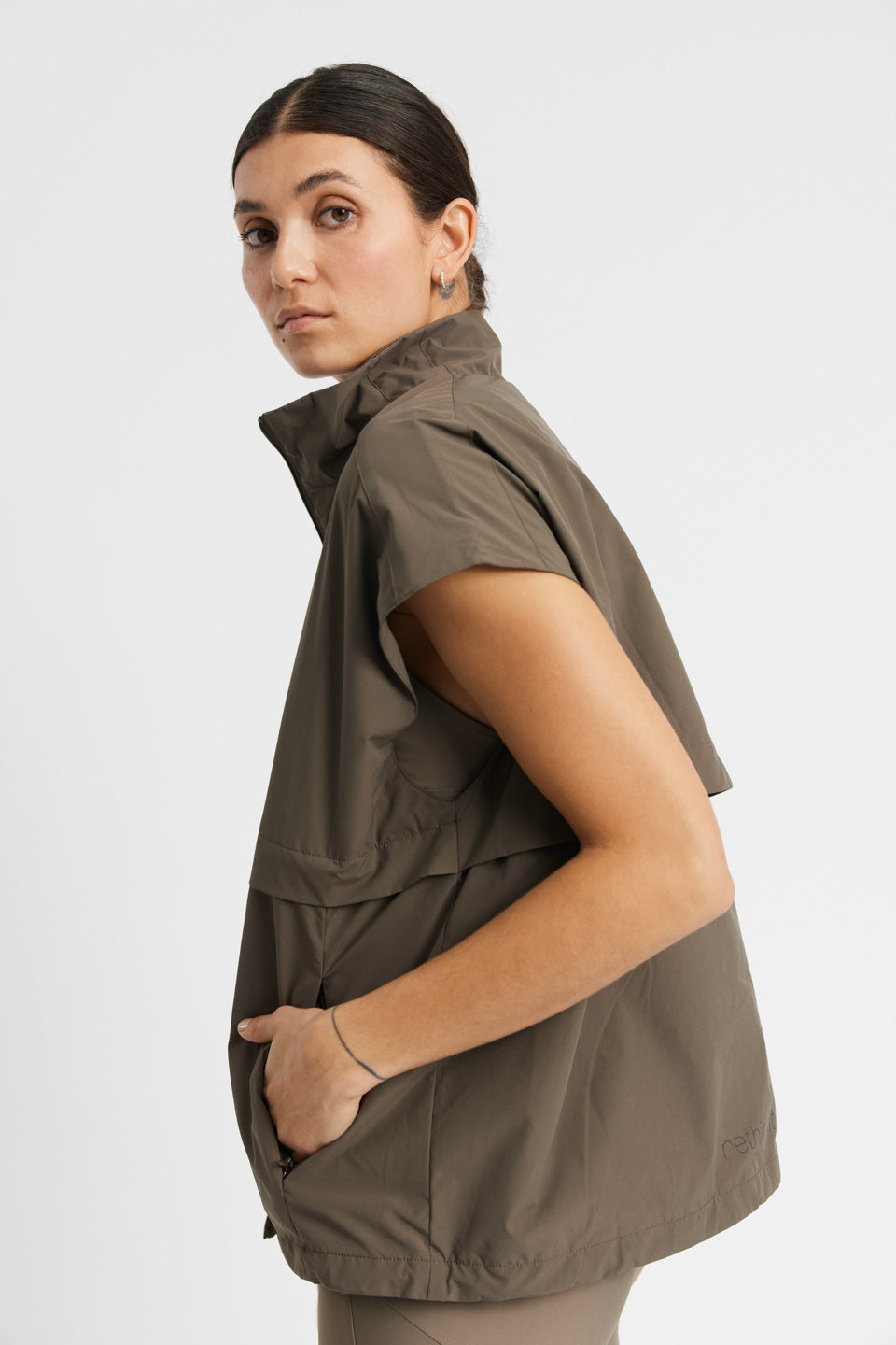 Rethinkit Track gilet Castile Gilet 3053 dark brown