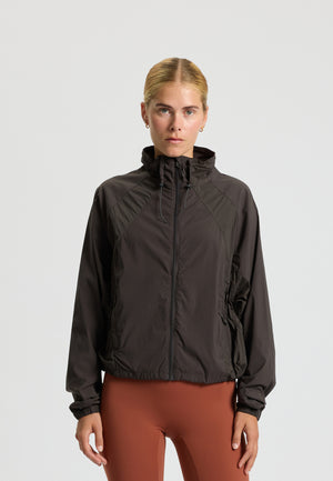 Rethinkit Track Jacket Oversized Kia Jackets 0022 almost black