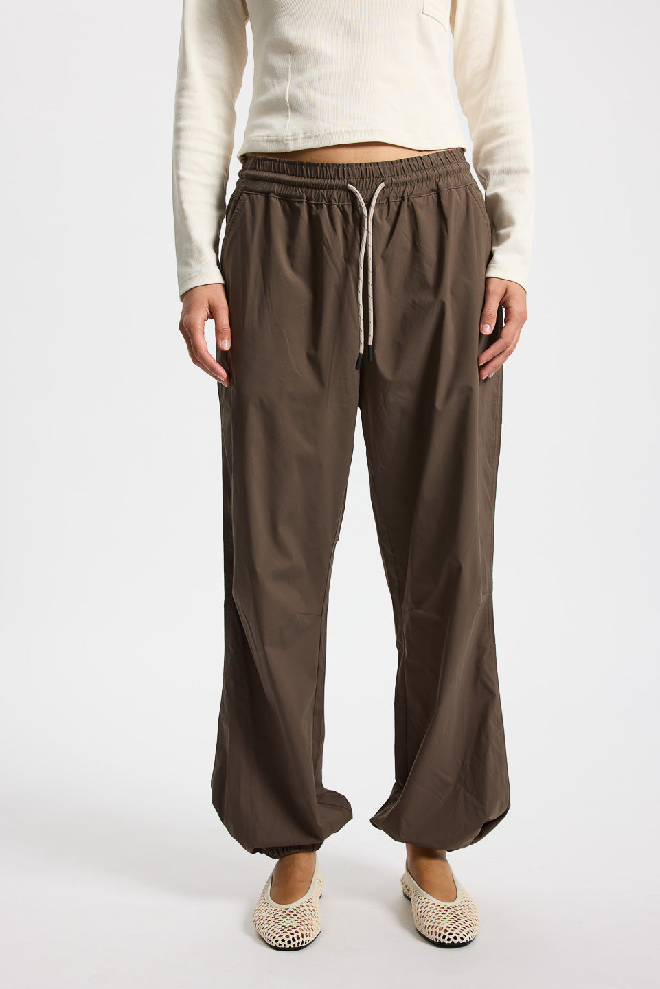 Rethinkit Track Loose Pants Palma Trousers 3053 dark brown