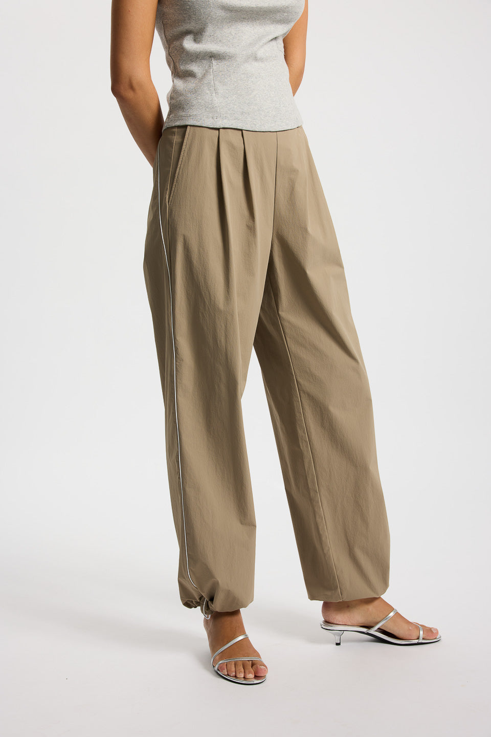 Rethinkit Track Pants Drift Trousers 0070 gravel