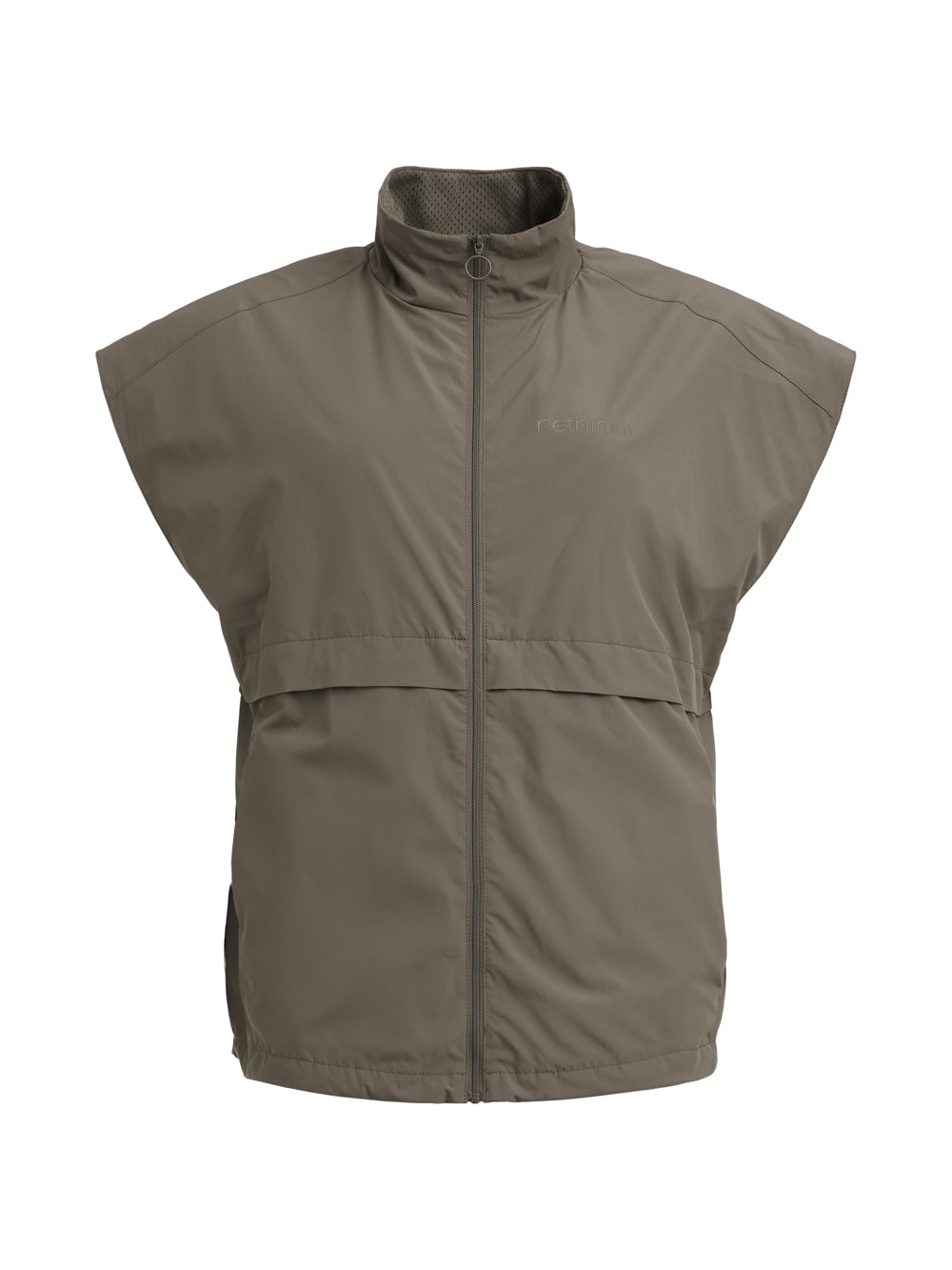 Rethinkit Track gilet Castile Gilet 3053 dark brown