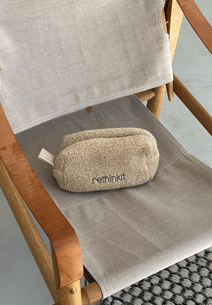 Rethinkit Turnable Purse Pile/Quilted FUZZY Acc 3356 sandshell