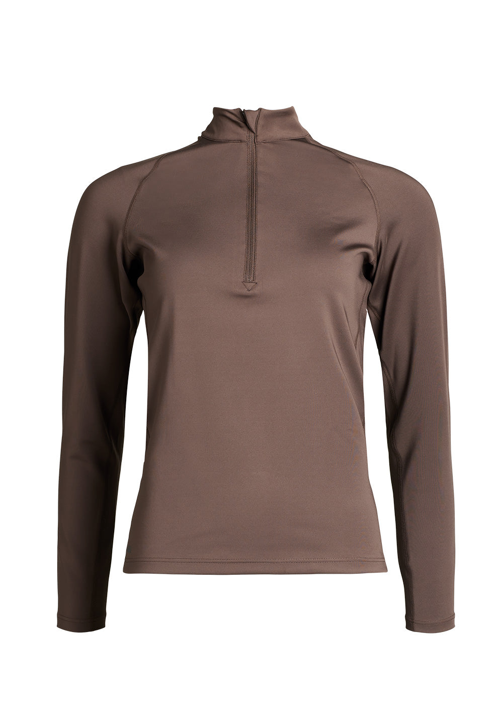 Rethinkit Verbier half zip Shirts and Blouses 3031 hot fudge
