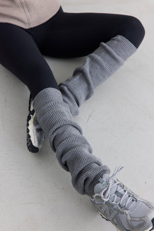 Rethinkit Wool Leg Warmers Keep Me Acc 0220 light melange grey
