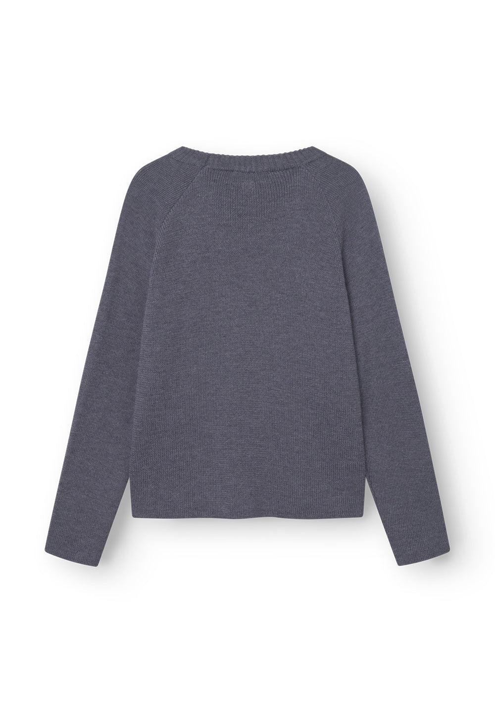 Rethinkit Wool Sweater Oslo Knitted Tops 0107 dark melange grey
