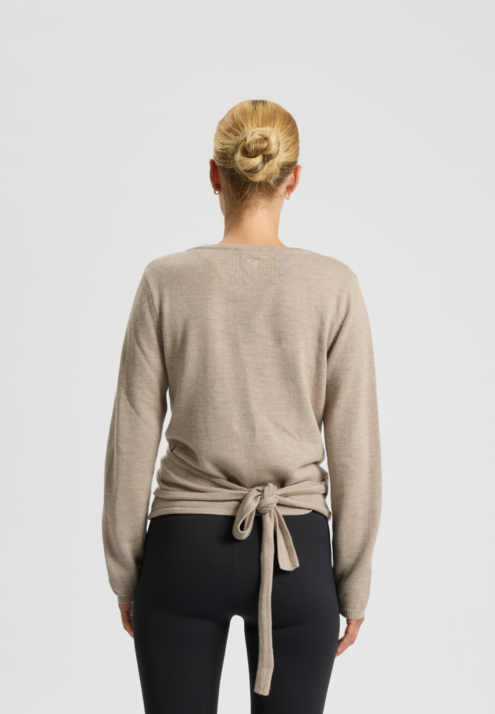 Rethinkit Wool Wrap Cardigan Keep Me Cardigan 3238 warm sand melange