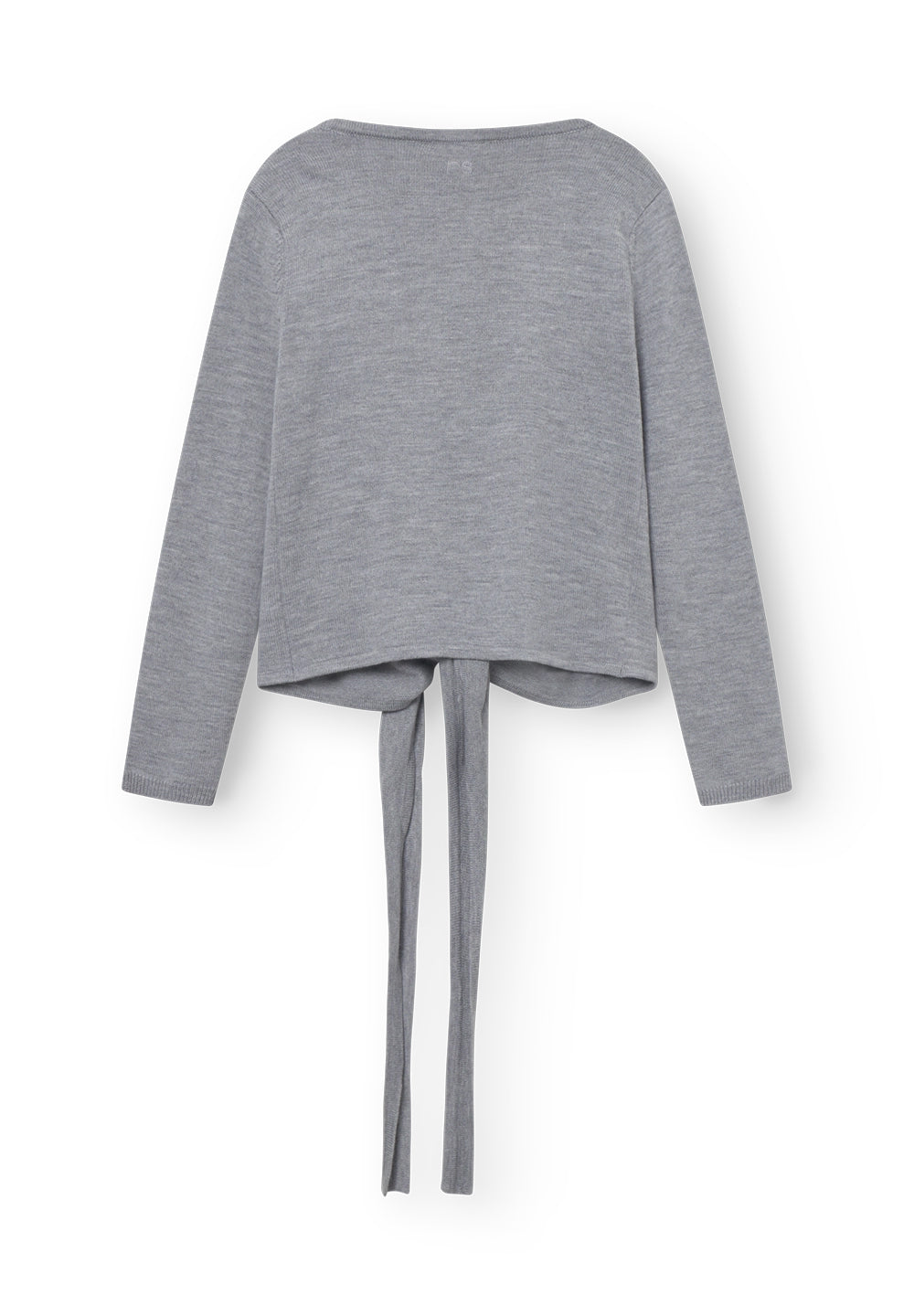 Rethinkit Wool Wrap Cardigan Keep Me Knitted Tops 0220 light melange grey