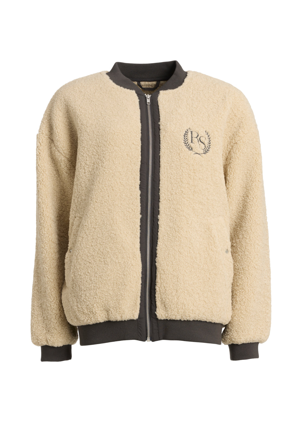 Rethinkit Bomber Jacket Pile 2 FUZZY Jackets 3356 sandshell