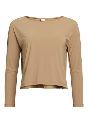 Rethinkit Cropped Tee Vigga Top 4210 golden brown