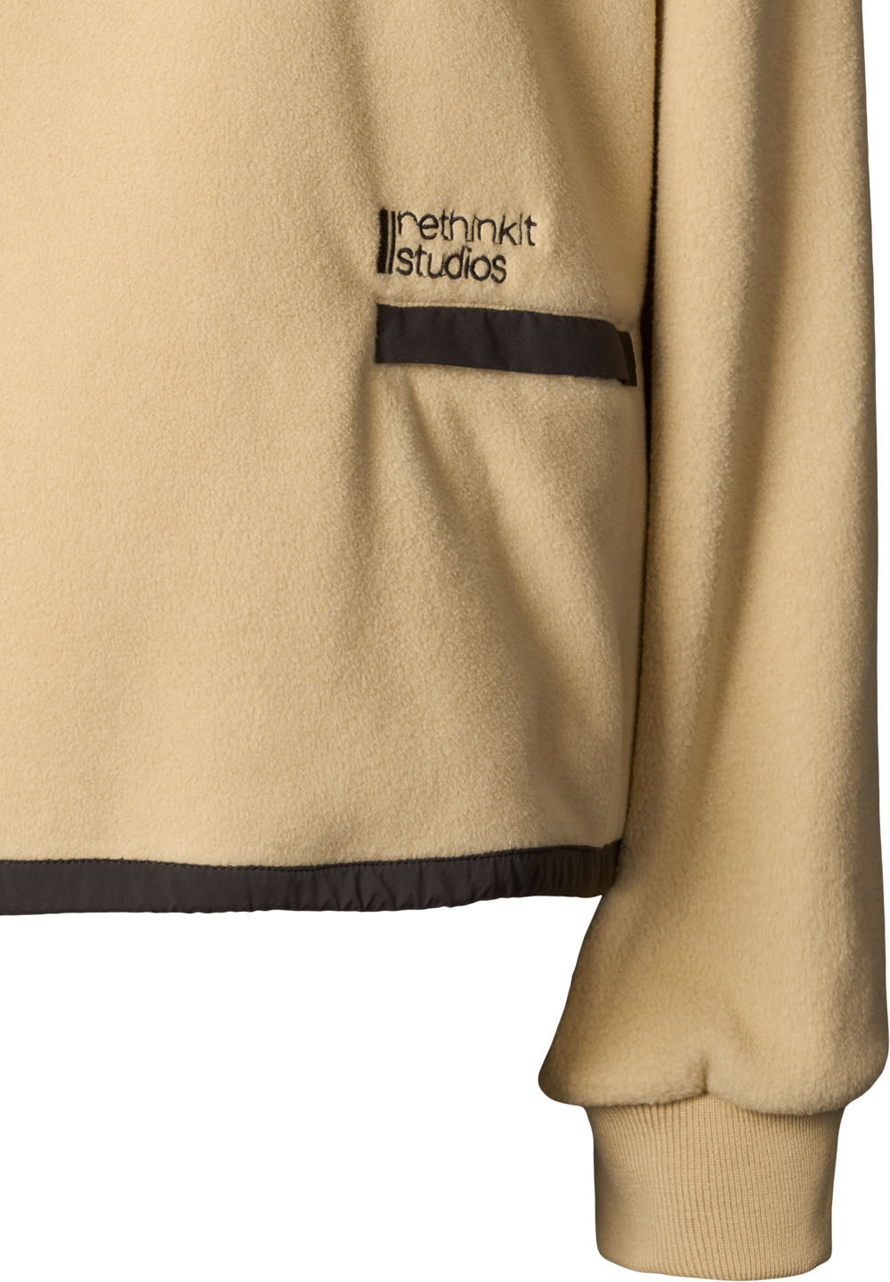 Rethinkit Fleece Half Zip Terra Sweatshirt 3356 sandshell