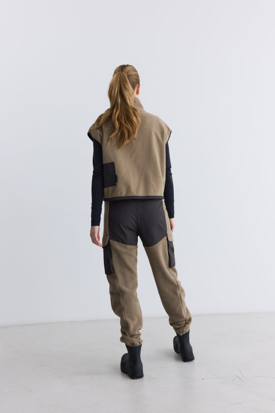 Rethinkit Gilet Polar Fleece Campfire Vest 3331 fallen rock